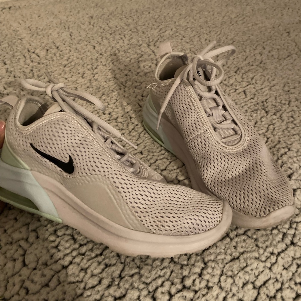 Running shoes do have some stains but can be removed easily